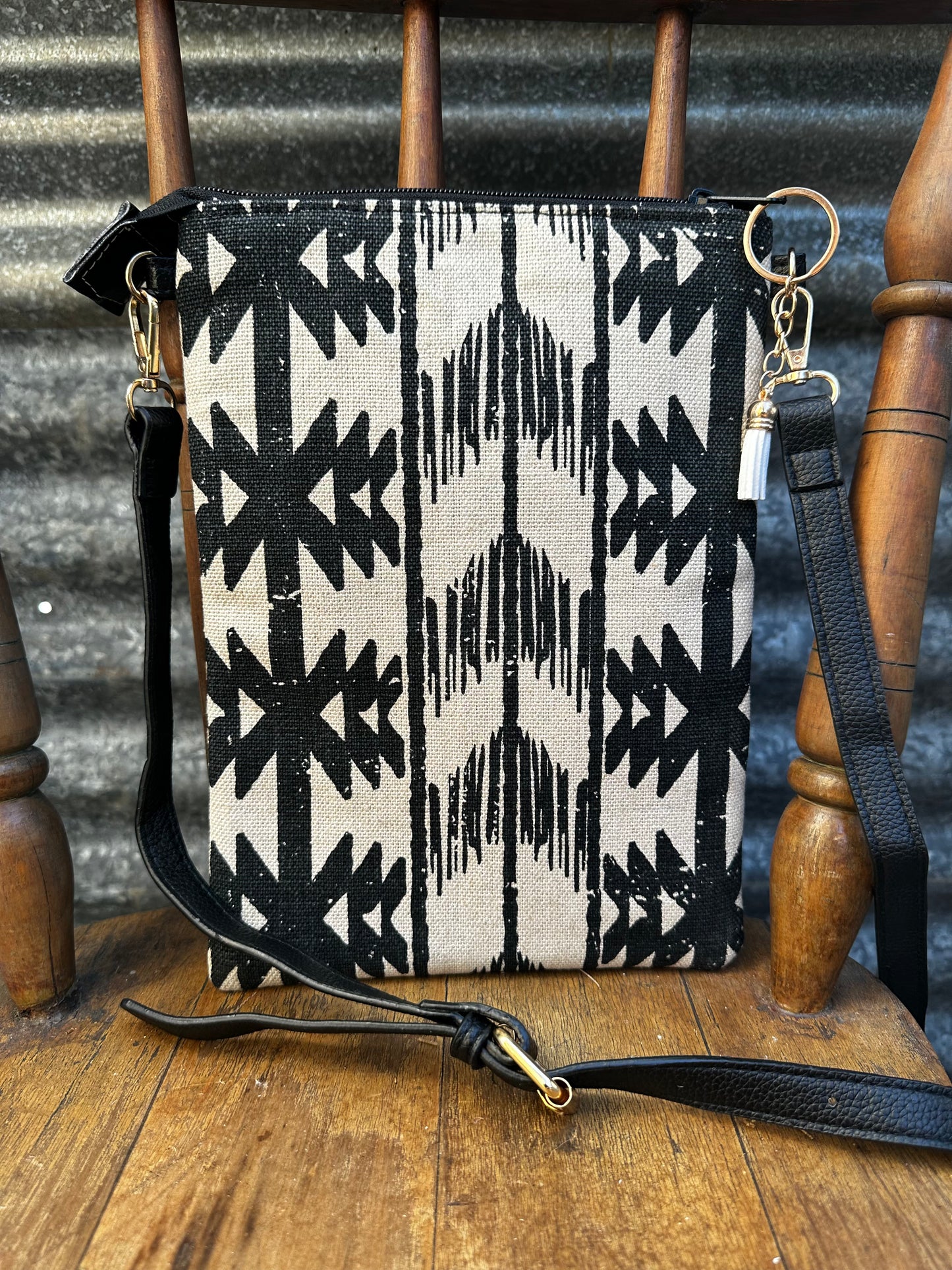 The Cooby - Zipper Tote Sml - Tribal