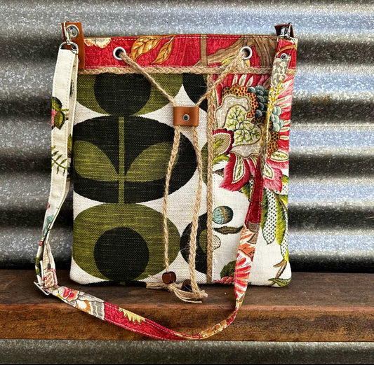 Somerset Tote Bag Extra Large - Green Floral