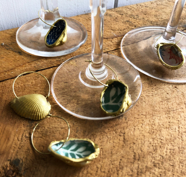 Wine Glass Shell Trinkets